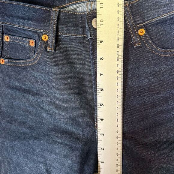 Gap Women's Size 27 Regular Slim Leg HR Harrison Cuffed Denim Jeans - Picture 2 of 10